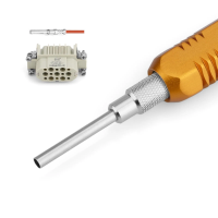 jrready drk-hd10a экстрактор клемм подходит для извлечения 10a твердых клемм в разъемах te, harting, wain и ilme фото