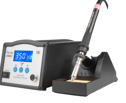 беcсвинцовая паяльная станция высокой мощности chuera 206d фото