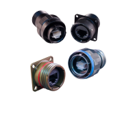 цилиндрические соединители с интерфейсами rj45, для  mil-dtl-38999, mil-dtl-26482 фото