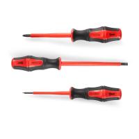 отвертка диэлектрическая шлицевая 6.5х150 серия профи фото