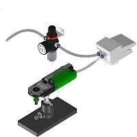 пневматический обжимной инструмент  st4011 фото