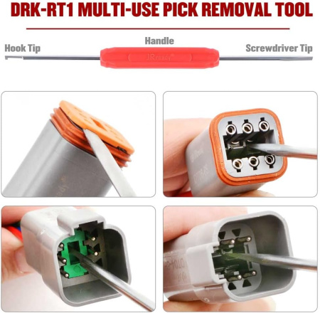 drk-rt1 jready съемник контактов deutsch dt, dtm, dtv, drb, drcp, strike фото