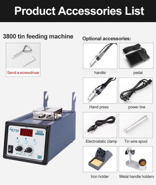 высокочастотная автоматическая паяльная станция chiera 3800 фото