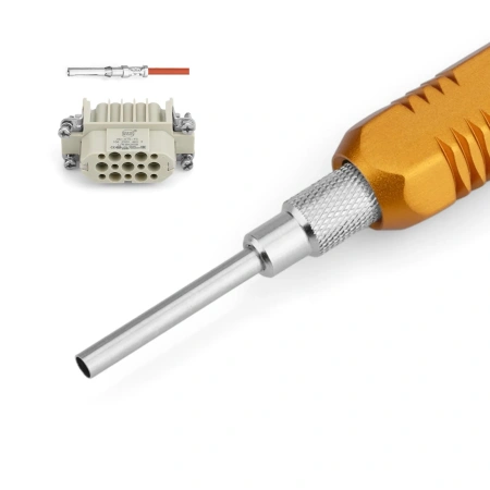 jrready st5217 drk-hd10a экстрактор клемм подходит для извлечения 10a твердых клемм в разъемах te, harting, wain и ilme фото