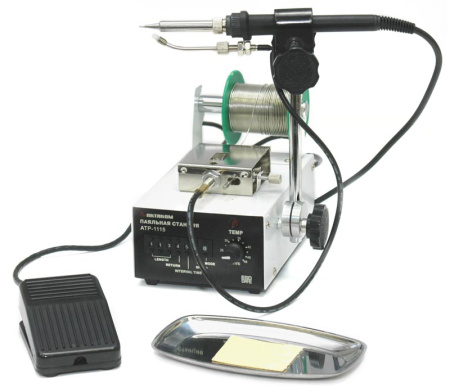 атр-1115 профессиональная монтажная паяльная станция фото